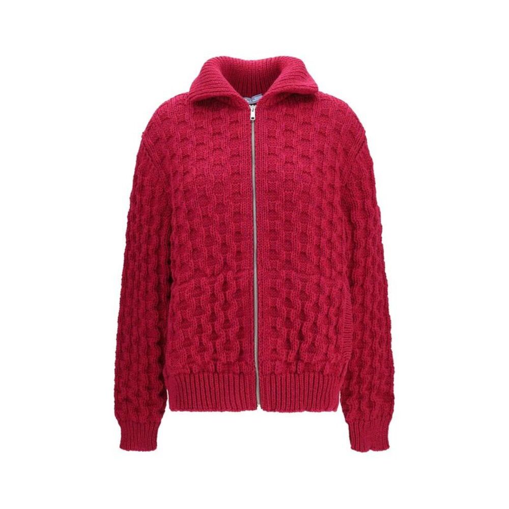 Prada Multicolor Wool Oves Aries Women's Cardigan